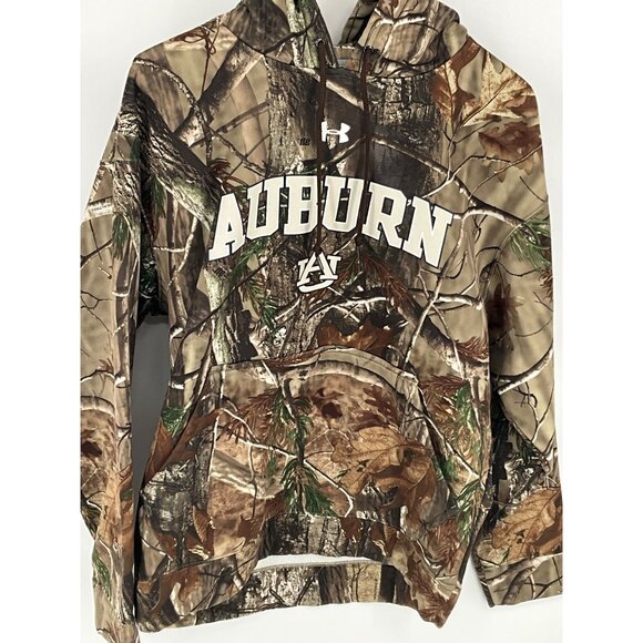 Under Armour Auburn University Camo Hoodie Sweatshirt‎ Small - Picture 2 of 6